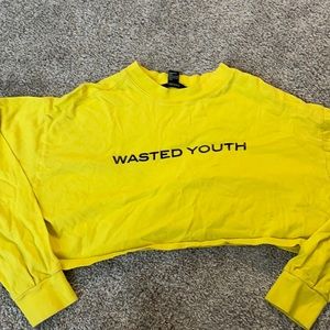 forever 21 long sleeve crop tops